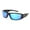 Open Road Blue, variant on "The Contender" Polarized Full Frame Sport Wrap Bifocal Sunglasses for Men and Women - Open Road Blue - 1.50
