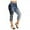#7-Dark Blue, variant on Pntutb Womens Clearance,Women's Plus Size Pants Lace Print Splice Elastic Waist Fashion Casual Leggings