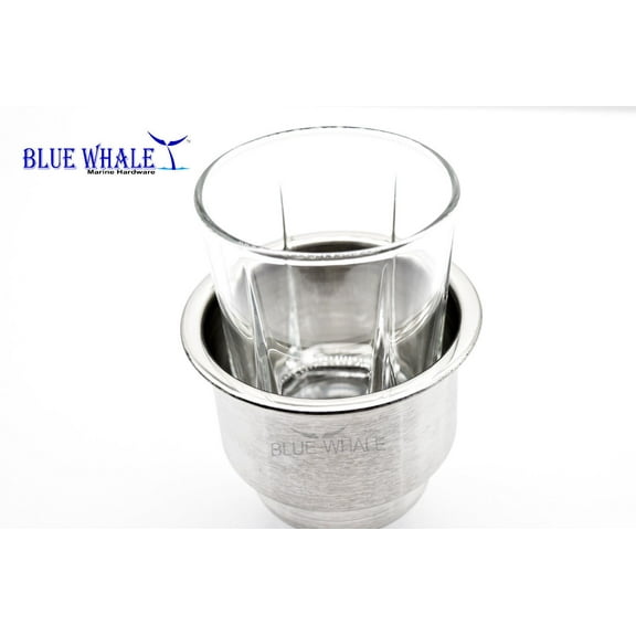 2PCS Stainless Steel Holders Use As Cup Holder With Center Drain Hole BL96573082