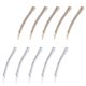 thumbnail image 1 of FELTECHELECTR 10Ud Women Hair Clips with Rhinestone Decoration Easy to Carry for Outings and Parties, 1 of 8