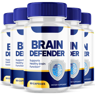Brain Defender Brain Support Supplement Capsules Advanced Formula Pills 300 Capsules