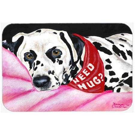 

Need a Hug Dalmatian Glass Large Cutting Board