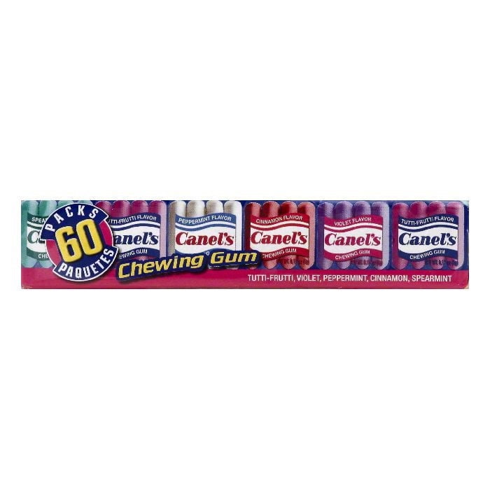 Canel's 4P Chewing Gum Fun Pack, Original, 4 Ct, 60 Pk