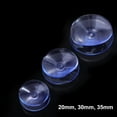 thumbnail image 3 of HUGFEGWE 20 PCS Plastic Suction Cup, Double-Sided Suction Cup Hooks, Transparent Non-Slip Suction Cup for Kitchen Bathroom(35mm) CJB91-62329, 3 of 7