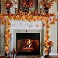 thumbnail image 2 of kurtrusly Maple Leaf String Light Portable Detachable Hanging 2.2M Multi-modes Halloween Christmas Camping Ambient Lamp Lighting Decor 2 Pieces, 2 of 7