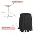 thumbnail image 4 of Your Chair Covers - 108 Inch Round Polyester Tablecloth Burgundy, 4 of 4