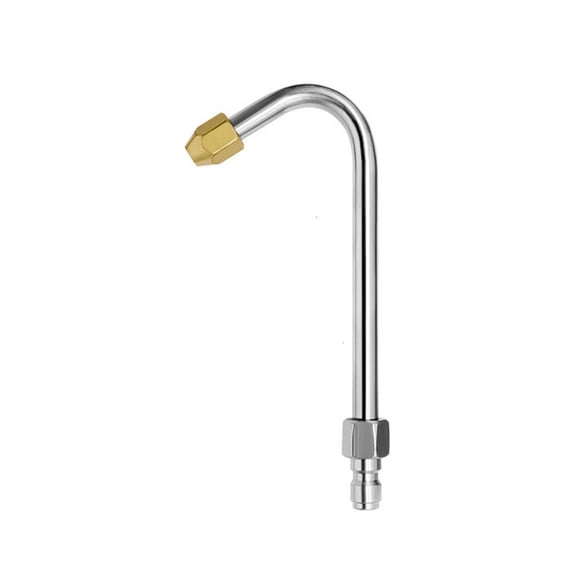 Lerpwige Pressure Washer Rod Cleaner StainlessSteel Angled Extension Wand Lances