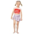 thumbnail image 7 of KAWELL Little Girls Two-Piece Summer Swimwear Role Play Bikini Swim Suit Toddler Tankini Red 3-10 Years, 7 of 7
