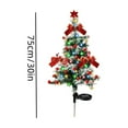thumbnail image 2 of Solar Christmas Tree Light Outdoor Decoration with 40 LED Warm White Bulbs, IP65 Weatherproof, Auto On/Off, Constant and Flashing Modes, 12-Hour Runtime, 2 of 7