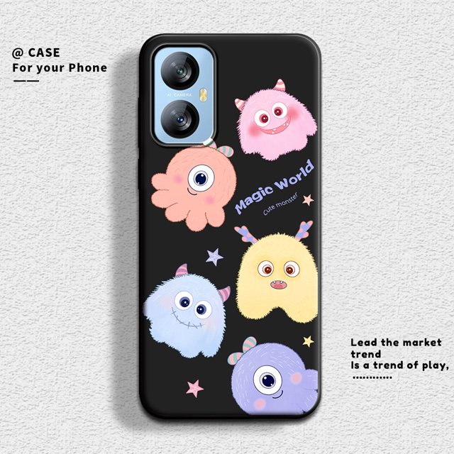 For Blackview A52 / A52 Pro Case Cute Panda Flower Soft Silicone Couple Phone Case For Blackview A52 Protect Shockproof Cover HS-C0043 For Blackview A52