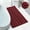 Red, variant on Clara Clark Bath Rug Chenille Bath Mat, Super Soft Absorbent Bathroom Rug Large, Teal Blue