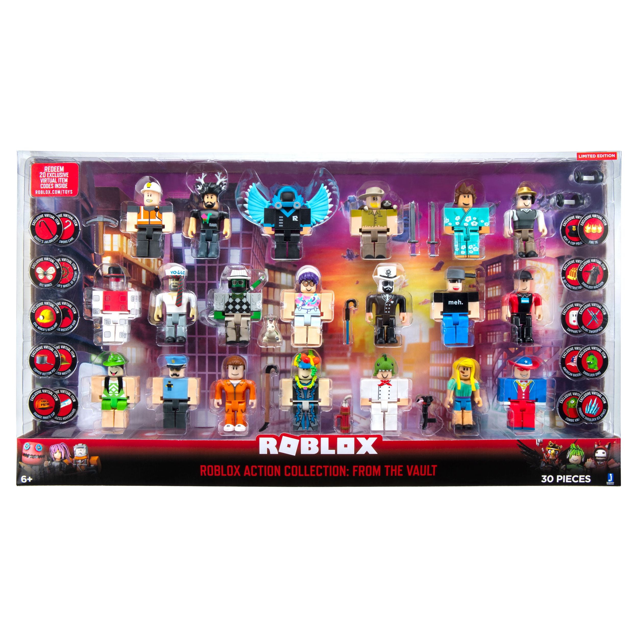 Roblox Action Collection - Muscle Legends: Muscle King + Two Mystery Figure  Bundle [Includes 3 Exclusive Virtual Items] : : Toys