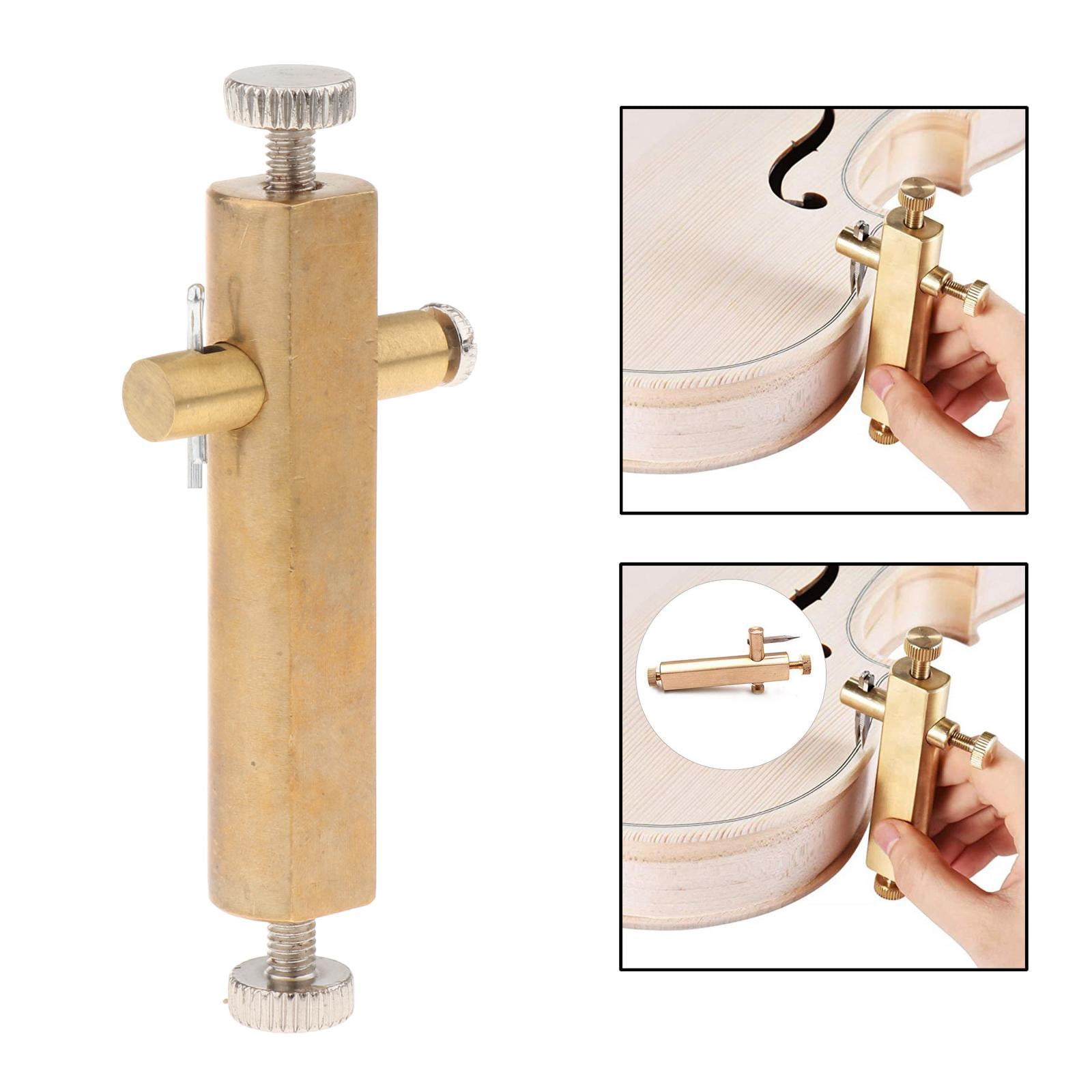 LeeQinersw Adjustable Purfling Groove Maker Guitar Inlaid Cutter Viola Making Tools, String