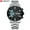 black silve, variant on CURREN 8402 Men's Silver Quartz Waterproof Chronograph Stainless Steel Watch Luminous Clock Wristwatch