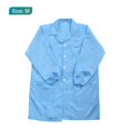 thumbnail image 2 of ESD Lab Coat Anti Static Clothing Science Jacket with Cuff Lapel Collar Wear Uniform Work (Blue, M), 2 of 6