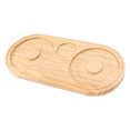 thumbnail image 1 of Pine Wood Salt Rimmer, Dual Holder Design, Waterproof Bar Tool for Cocktail Margarita, Perfect Present, 1 of 7