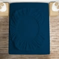 thumbnail image 3 of GOTS Certified 100% Organic Cotton Wrinkle Resistant 300TC Fitted Sheet Extra Deep Pockets, 3 of 7