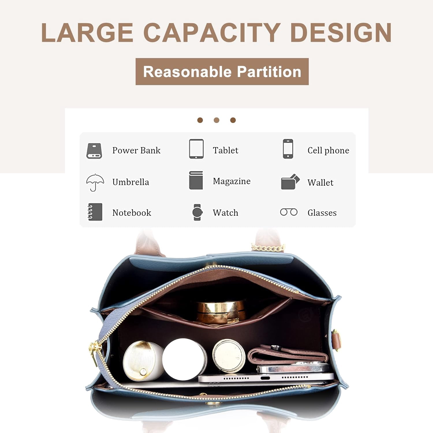 Women's Purses and Handbags Vegan PU Leather Shoulder Bags Ladies Designer Top Handle Satchel Large Capacity Tassel Tote Bag