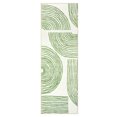 thumbnail image 4 of GlowSol 2'x6' Hallway Runner Rug Indoor Modern Geometric Stripes Print Non Slip Bedroom Runners for Laundry Kitchen, Green, 4 of 7