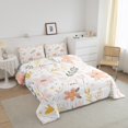 thumbnail image 2 of YST Ensemble de Douillette Fleurs de Cerisier Simple pour Filles Femmes Ensemble de Literie Fleur Rose, Courtepointe Chic Florale Douillette Thème Botanique Couette Matelassée Blanc Rose Décoration de Chambre 2 Pcs, 2 of 5