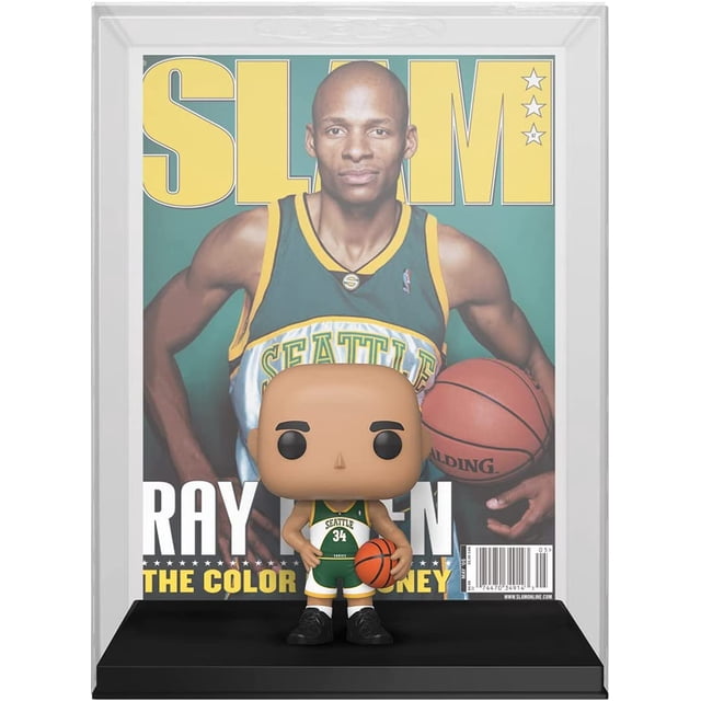 Funko Pop Magazine Cover Ray Allen 04 Seattle Supersonics By National Basketball Association