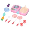 thumbnail image 1 of Entertainment Kitchen Sink Play Set, Music Effect Play Kitchen Sink Toys  For Girls For Boys Vegetable Sink + Stove, 1 of 8