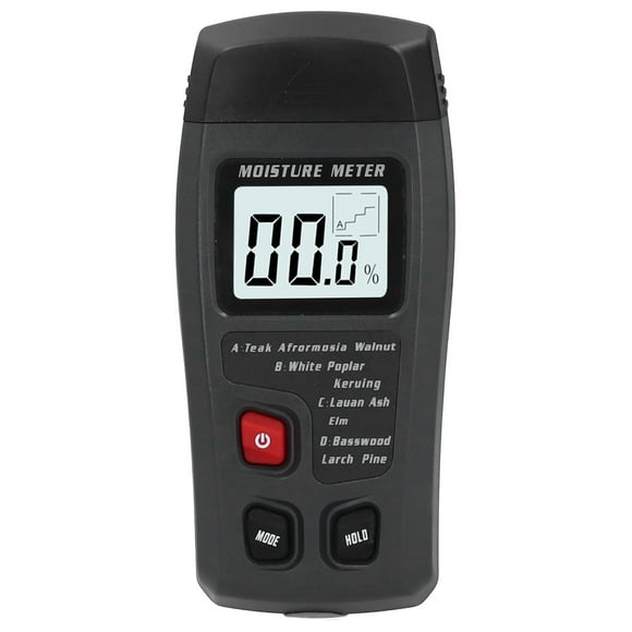 Wood Moisture Meter, Wood Moisture Test Meter, LED Moisture Tester For Medicinal Materials Wood