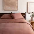 thumbnail image 3 of French Linen and Cotton Duvet Cover & Sham Set - King/Cal King - Clay | BOKSER HOME, 3 of 5