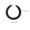 thumbnail image 2 of AURARMLET Hair Hoops De Negro Para Y Fiesta Y Creativa, 2 of 6
