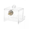 thumbnail image 1 of Alimentador de pollos Strade Fareast Limited acrílico transparente para cacatúas 4 piezas, 1 of 8