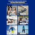 thumbnail image 5 of Andoer-2 Camcorder,Head Mounted Camera Mounted Camera Wearable 30MP -Shake IPX5 Support APP Video IPX5 Waterproof 120°Wide Lens Support APP Video Camera Webcam Wearable WiFi Video Webcam 5K 30MP, 5 of 6