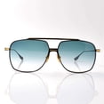 thumbnail image 2 of Dita ALKAMX DT DTS100 Metal Unisex Aviator Sunglasses Black Rhodium/Yellow Gold 61mm Adult, 2 of 4