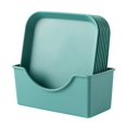 thumbnail image 2 of 6-inch Spit Bone Dish Set - Reusable  Easy to Clean Fruit Plate with Storage Base  Ideal for Daily Use, 2 of 8