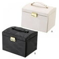 thumbnail image 3 of Jewelry Storage Box Drawer With Multi-layer Jewelry Box With Lock Jewelry Box For MenWomen And Men White/Black, 3 of 10