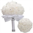 thumbnail image 3 of Sonducket Elegante ramo de novia para novias y damas de honor: bajo mantenimiento y apariencia realista Ropa, zapatos y accesorios Miscelánea cielo azul, 3 of 6