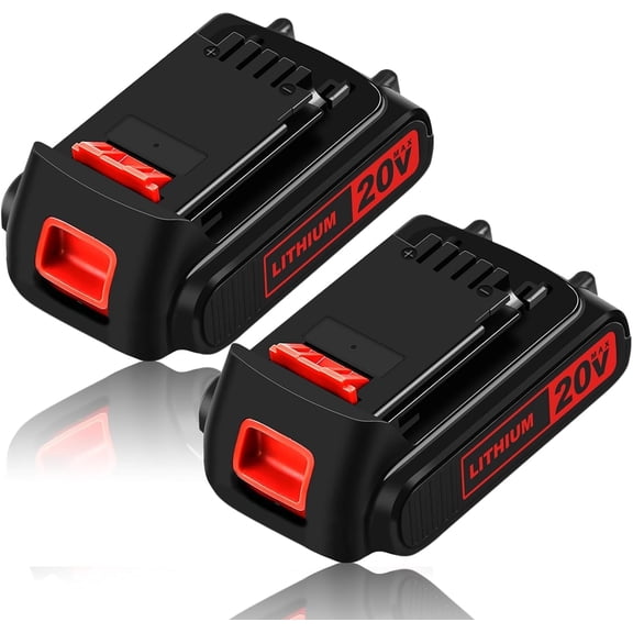 2PACK 3600mAh LBXR20 Battery Replacement for Black and Decker Lithium 20V Battery Max Compatible with Black and Decker 20 Volt Battery LB20 LBX20 LST220 LBXR2020 LB2X4020 Cordless Power Tools