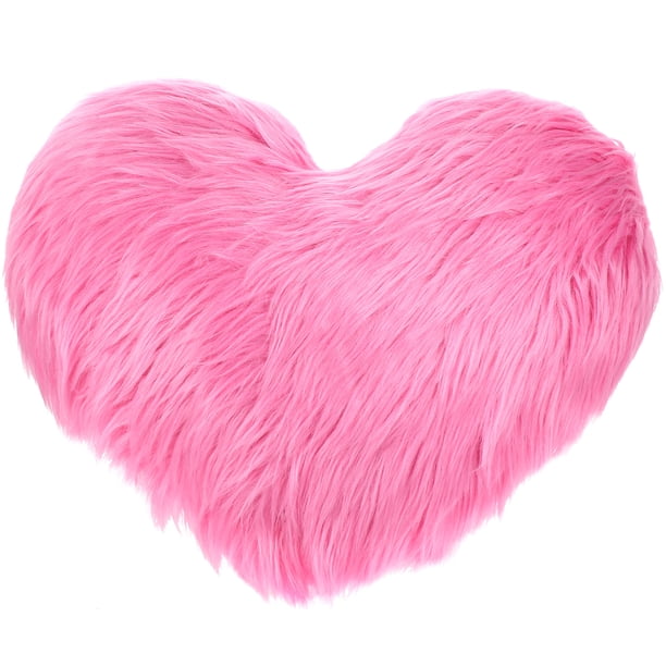 GOOHOCHY Almohada de peluche, almohada decorativa para el hogar, almohada en forma de corazón, almohada rellena romántica, decoración