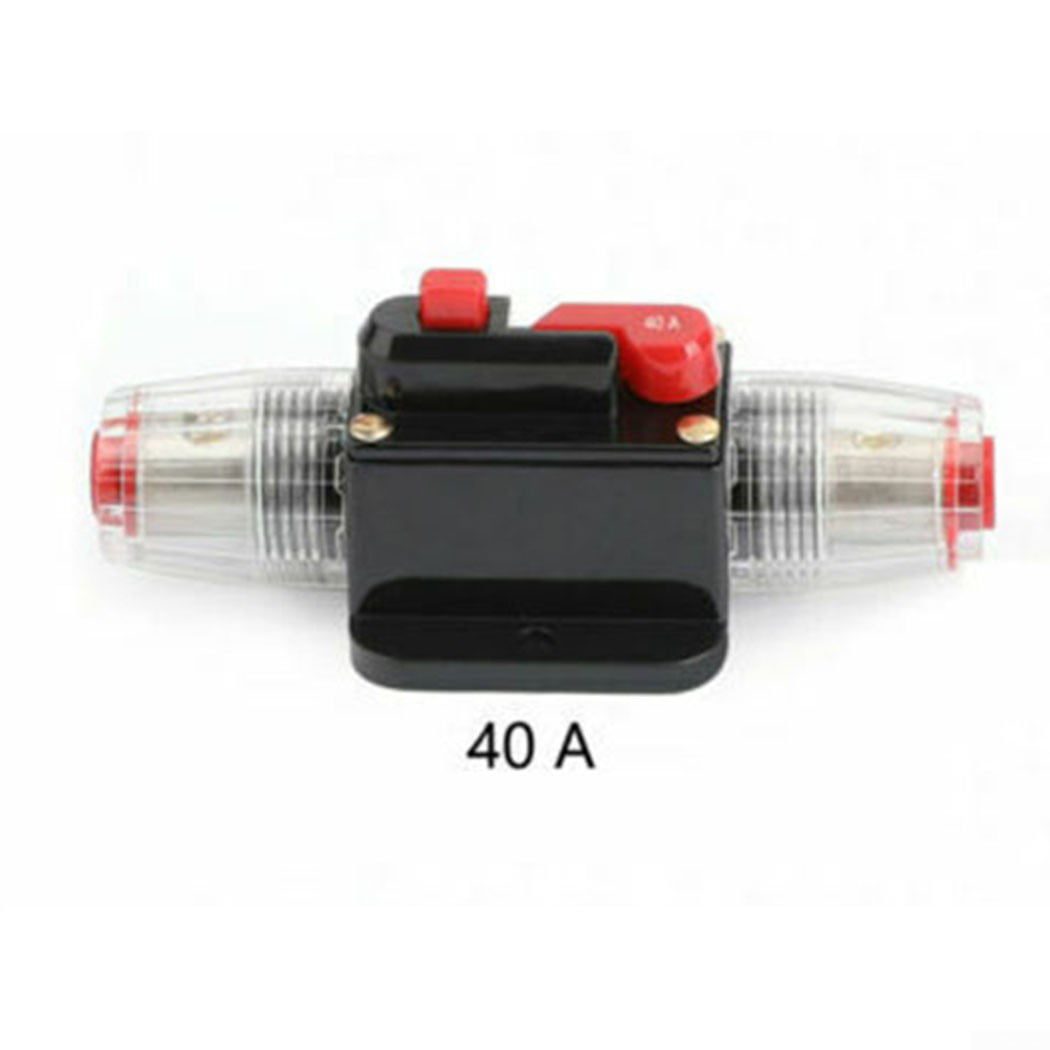 Details about   30A 150A Automatic Circuit Breaker Inline Replace Fuse For Car Audio Marine 