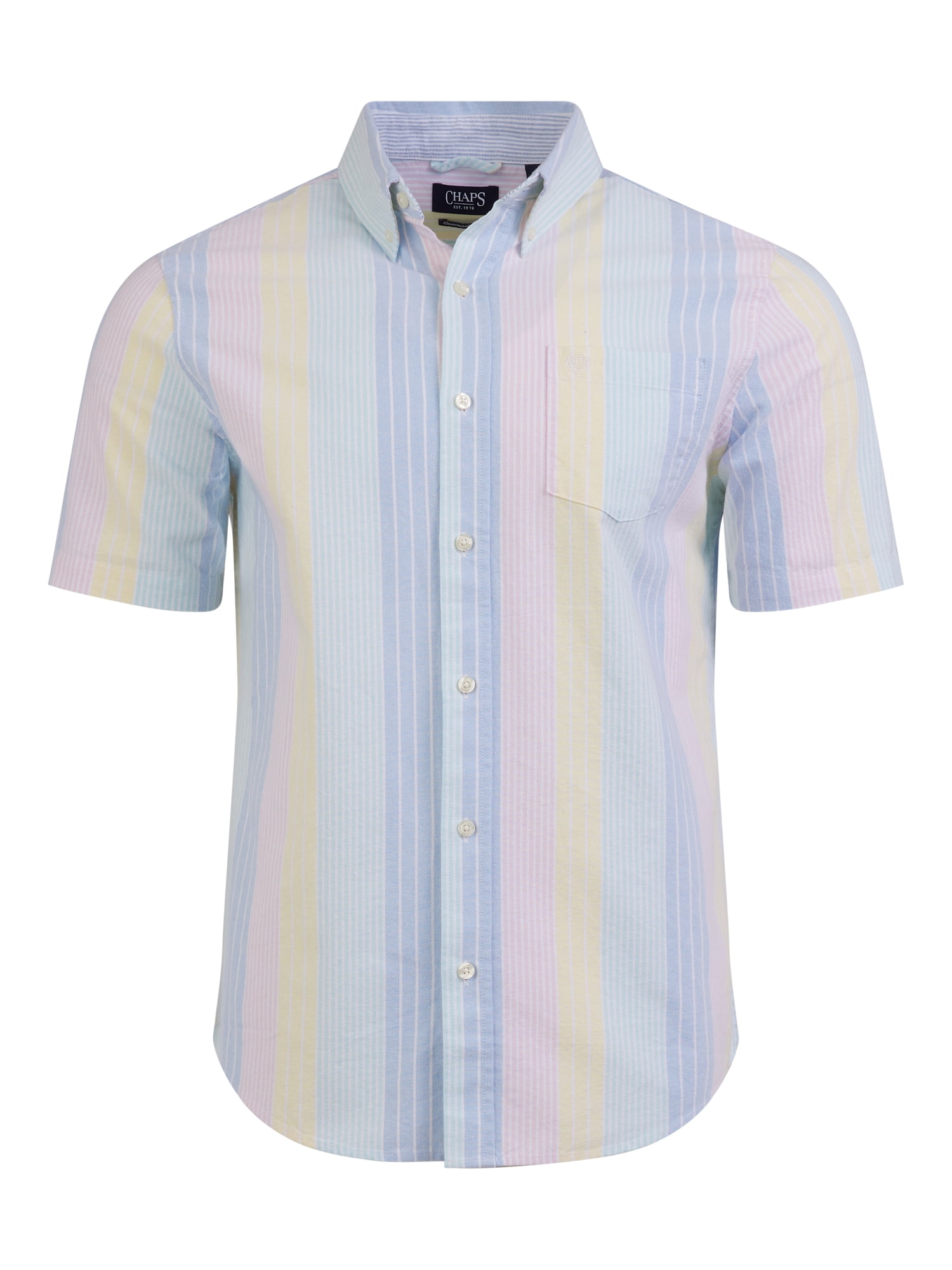 Chaps Men's and Big Men's Short Sleeve Oxford Woven Shirt, Sizes S-3XL