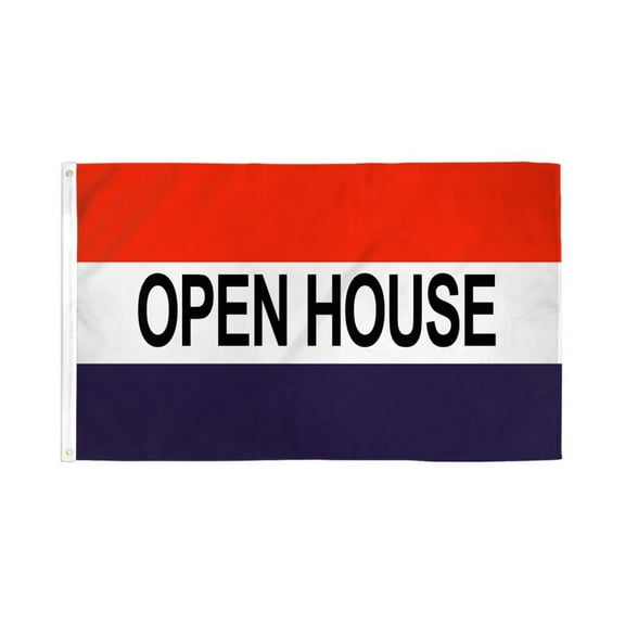 Open House Flag 3x5ft Poly