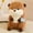 B, variant on Clearance! Stuffed Capybara Capybara Plush Cute Capybara Plush Doll with Turban 30Cm Soft Plush Pillow for Sofa Decoration Gift (D)