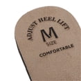 thumbnail image 4 of Semelles rehaussantes 3 couches EVA marron pour talons hauts, pour hommes et femmes, bottes, chaussures de sport, taille M, 4 of 4