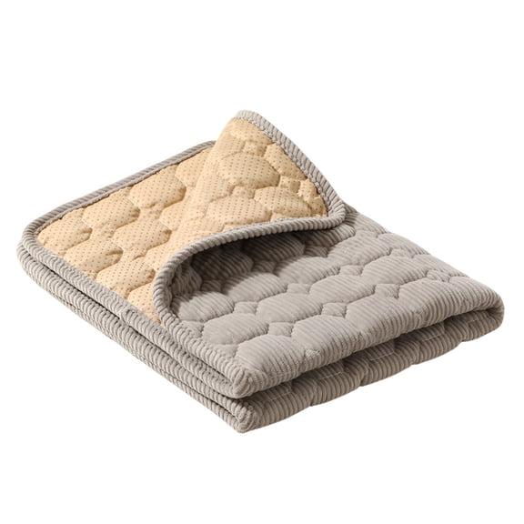 LAMIRO Corduroy Pet Bed Mat,Extra Large Dog Bed,Autumns and Winter Universal Dog Bed Extra Large Thickened Cats Bed Wear-Resistant Pet Bed