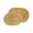 Beige, variant on Cotton Solid 2-Piece Toast Highly Absorbent Non-Slip Oval Bath Rug Set by Superior