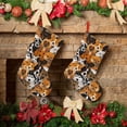 thumbnail image 6 of Lsque 18 Inches Dogs Different Breeds Pattern Christmas Stockings Hanging Ornaments,Knitted Xmas Fireplace Hanging Stocking,Holiday Decoration, 6 of 8