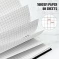 thumbnail image 4 of Graph Spiral Notebook-B5 Grid Journal 7.48" X 10.18",Black Hardcover Graph Paper Notebooks 4 Pack 160 Pages 100GSM for Note Taking Engineering Graphing Work School Supplies, 4 of 7