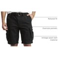 thumbnail image 3 of Short Cargo UNIONBAY 36 Negro con Cinturón 28 cm, 3 of 3