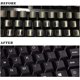 thumbnail image 4 of 2PCS Pack Cangjie Chinese Taiwanese Keyboard Stickers,PC Keyboard Stickers Black Background with White Lettering for Computer, 4 of 5