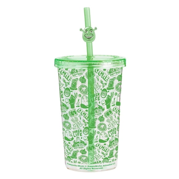 Shrek Shrek Life Plastic Cup With Straw