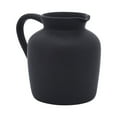 thumbnail image 1 of Sagebrook Home 17053-02 5 in. Ceramic Pitcher Vase, Black, 1 of 1